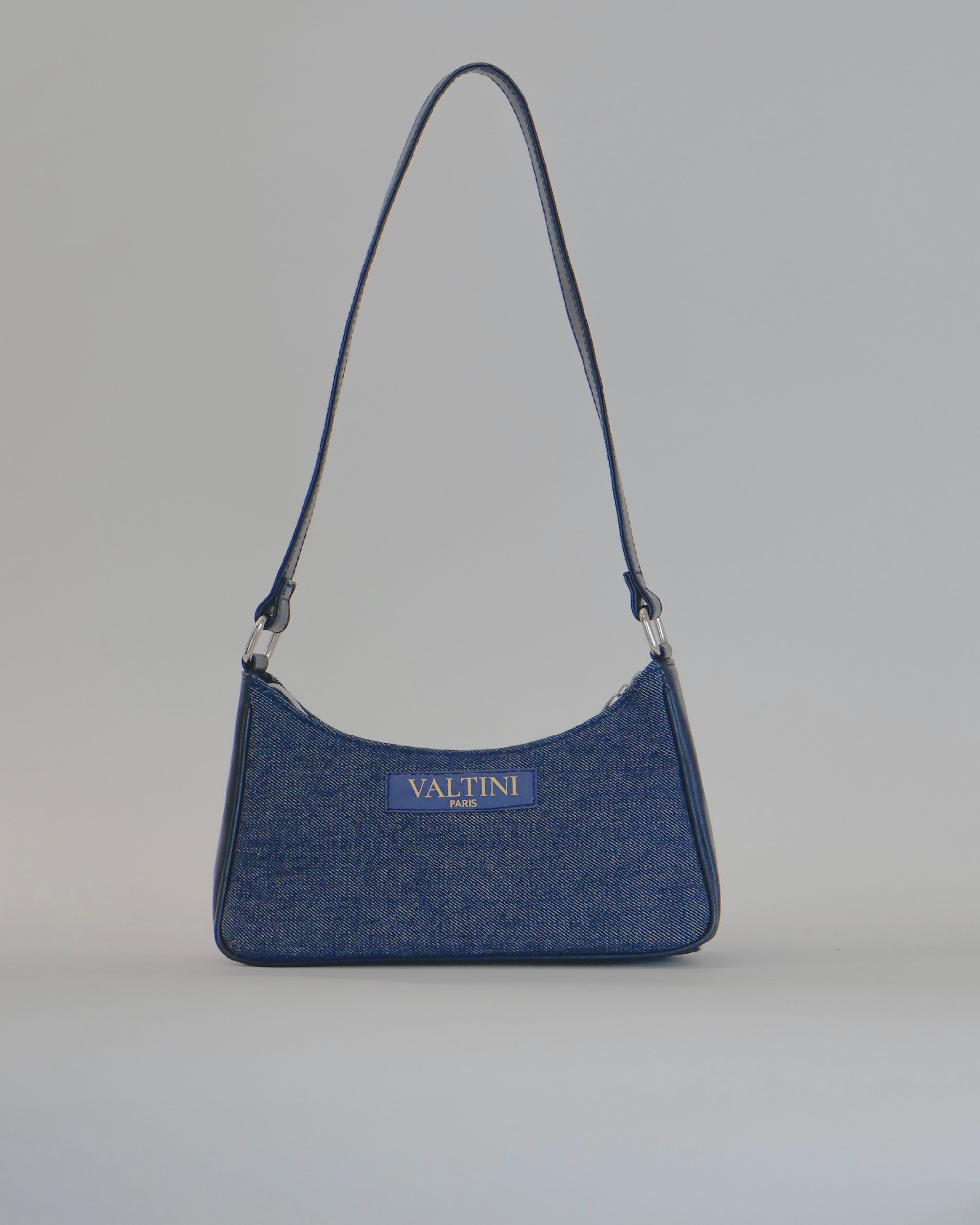 DENIM SHOULDER SLING - BLUE
