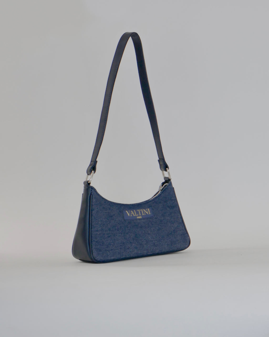 DENIM SHOULDER SLING - BLUE
