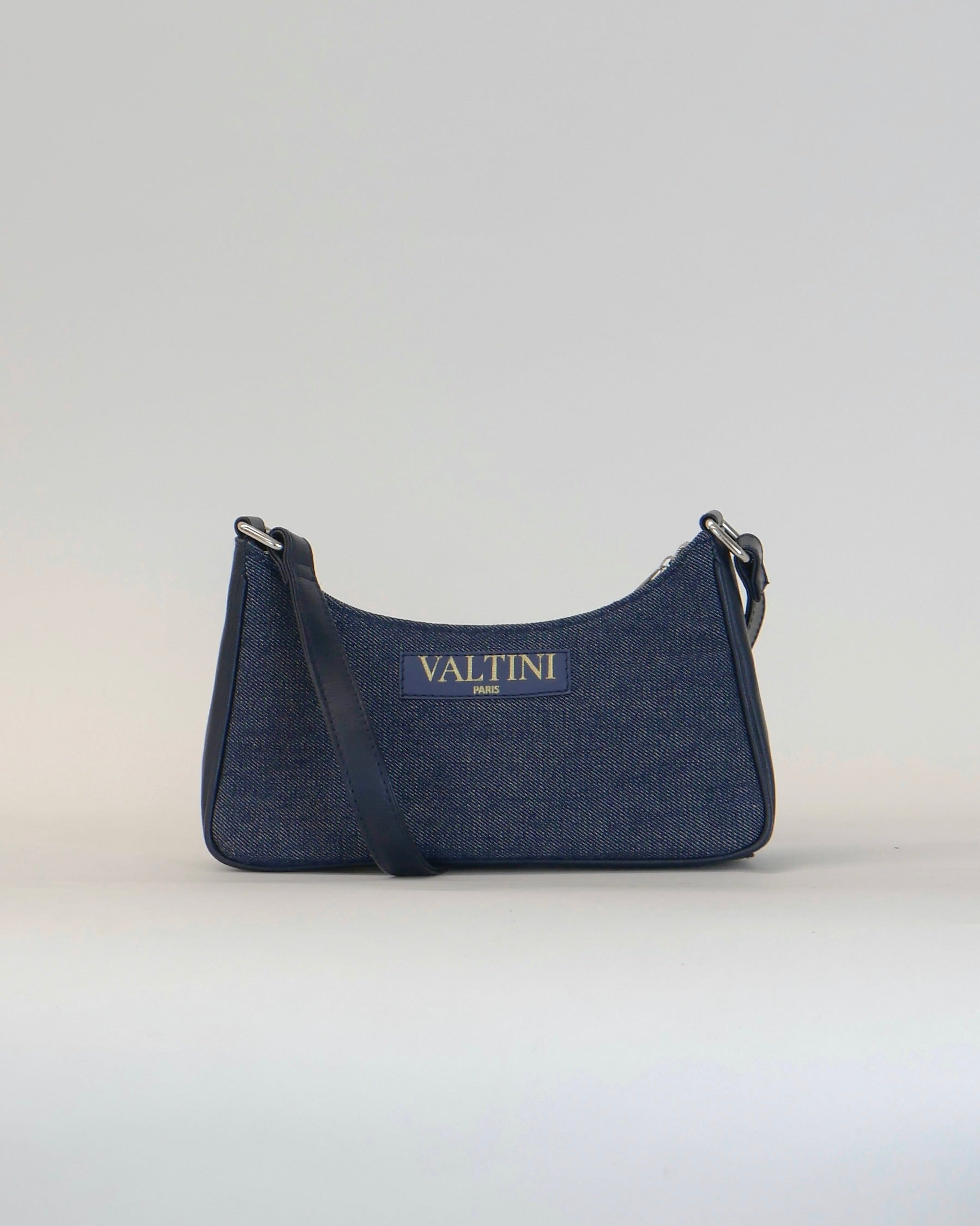 DENIM SHOULDER SLING - BLUE