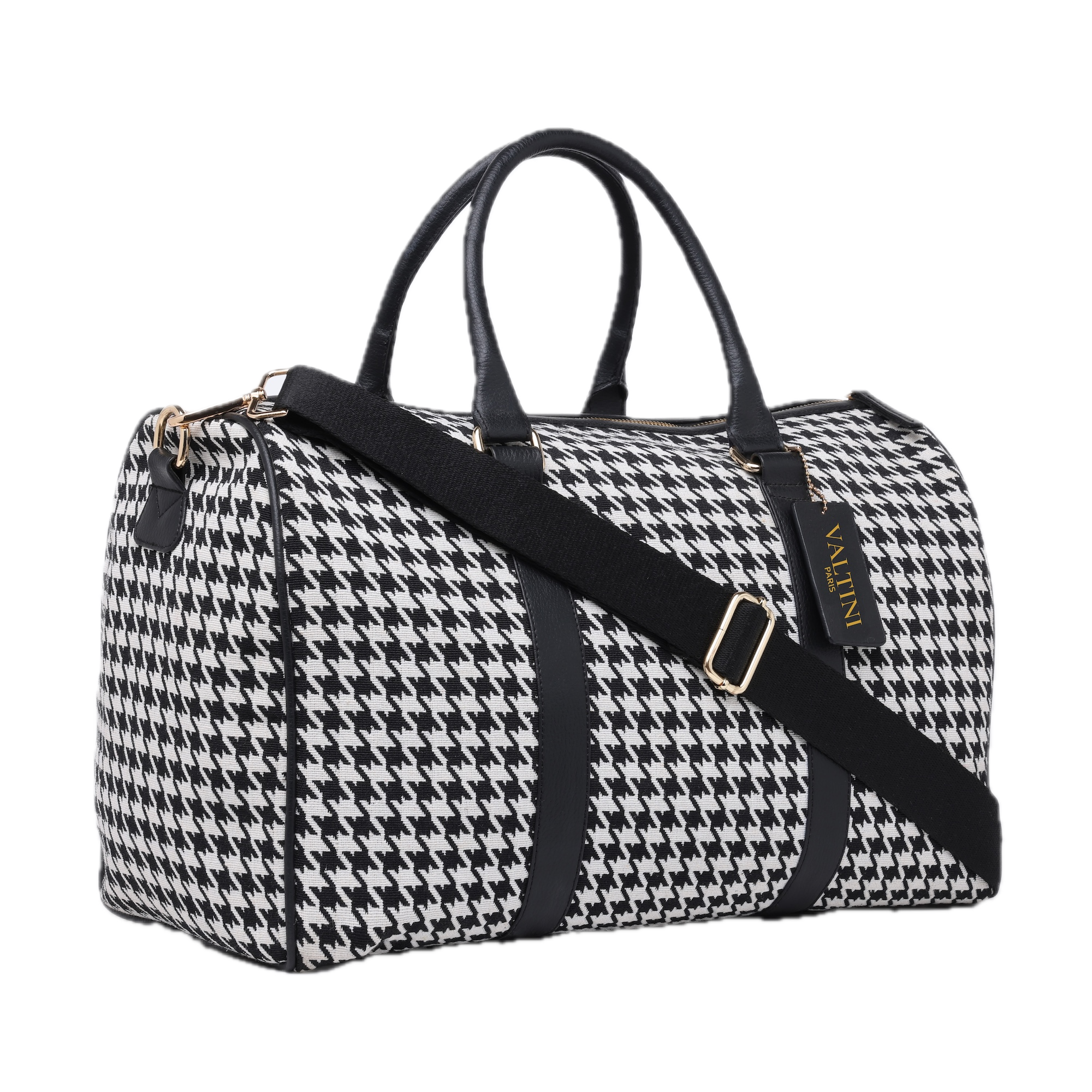 RENO HOUNDSTOOTH DUFFLE