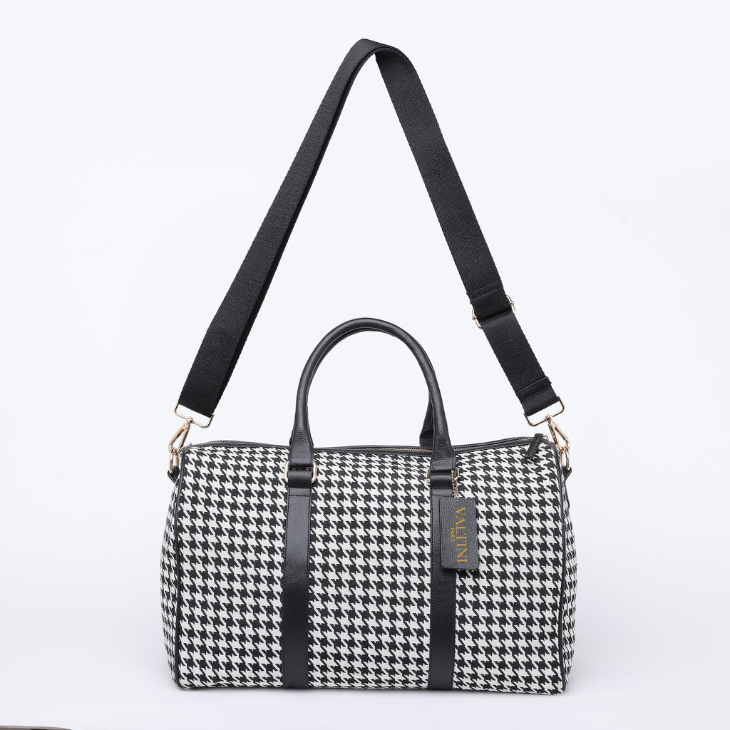 RENO HOUNDSTOOTH DUFFLE