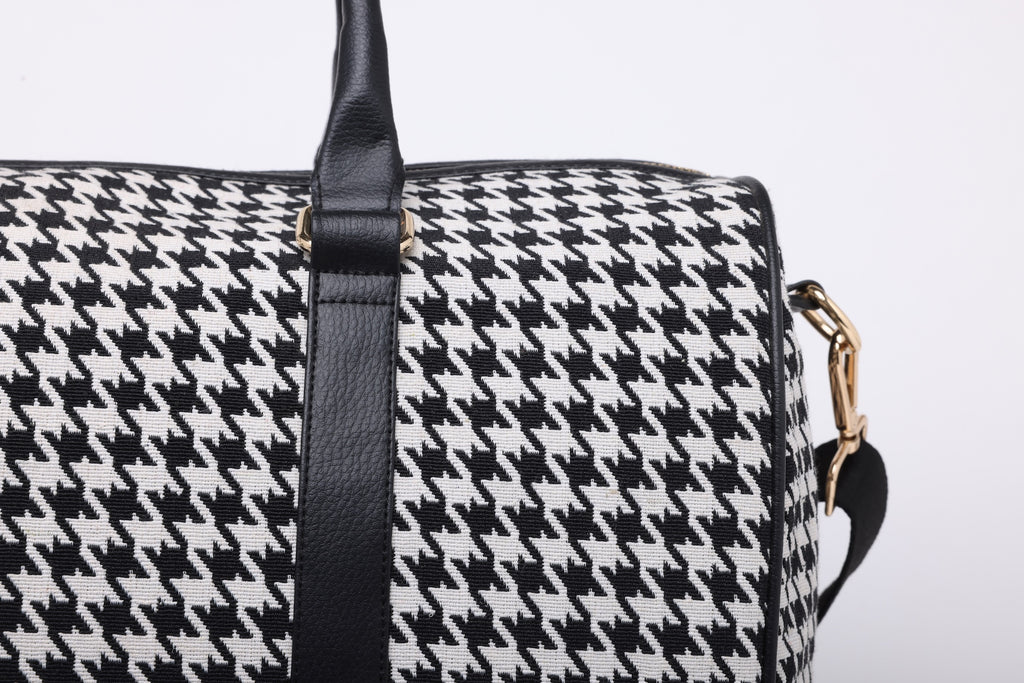 RENO HOUNDSTOOTH DUFFLE