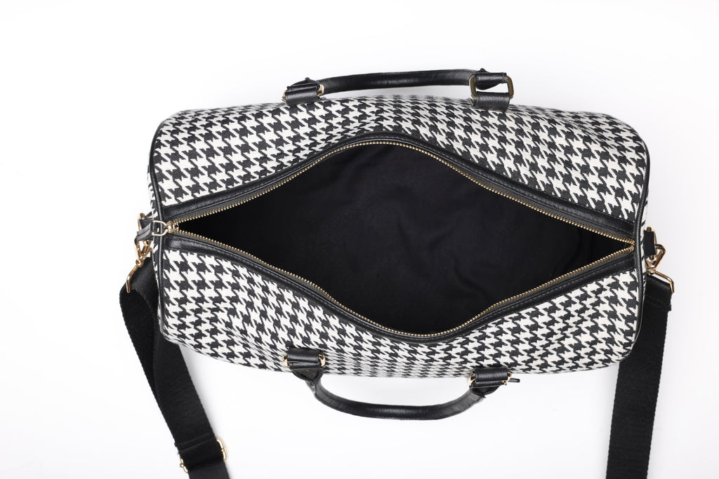 RENO HOUNDSTOOTH DUFFLE