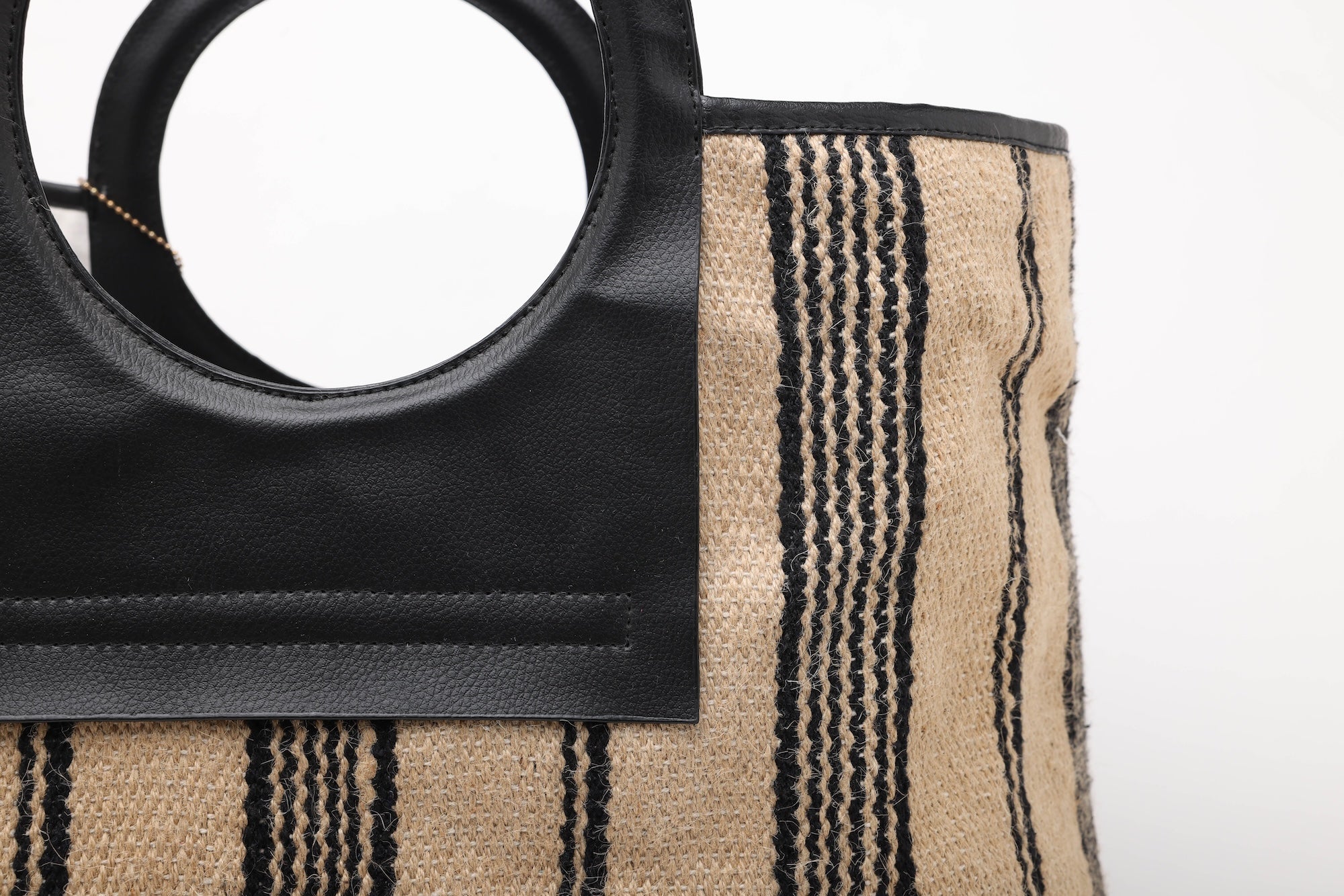 EGYPT JUTE STRIPE BAG