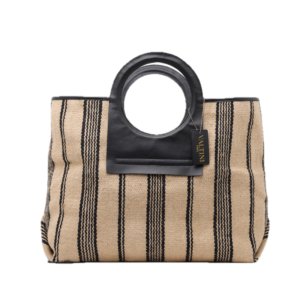 EGYPT JUTE STRIPE BAG